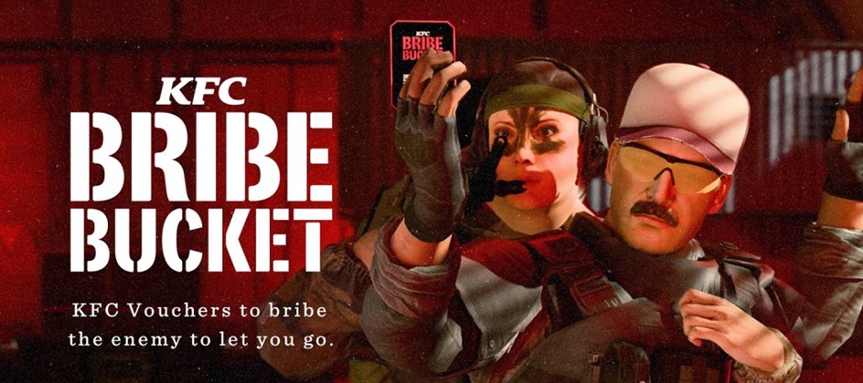 KFC launches 'bribe bucket' campaign in call of duty, turning chicken into in-game bargaining power